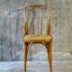 Chaise bistrot cannée Fischel N°113, vers 1925