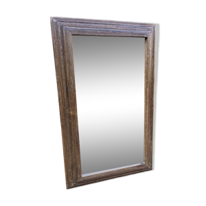 Miroir en teck birman
