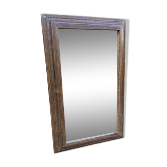 Burmese teak mirror