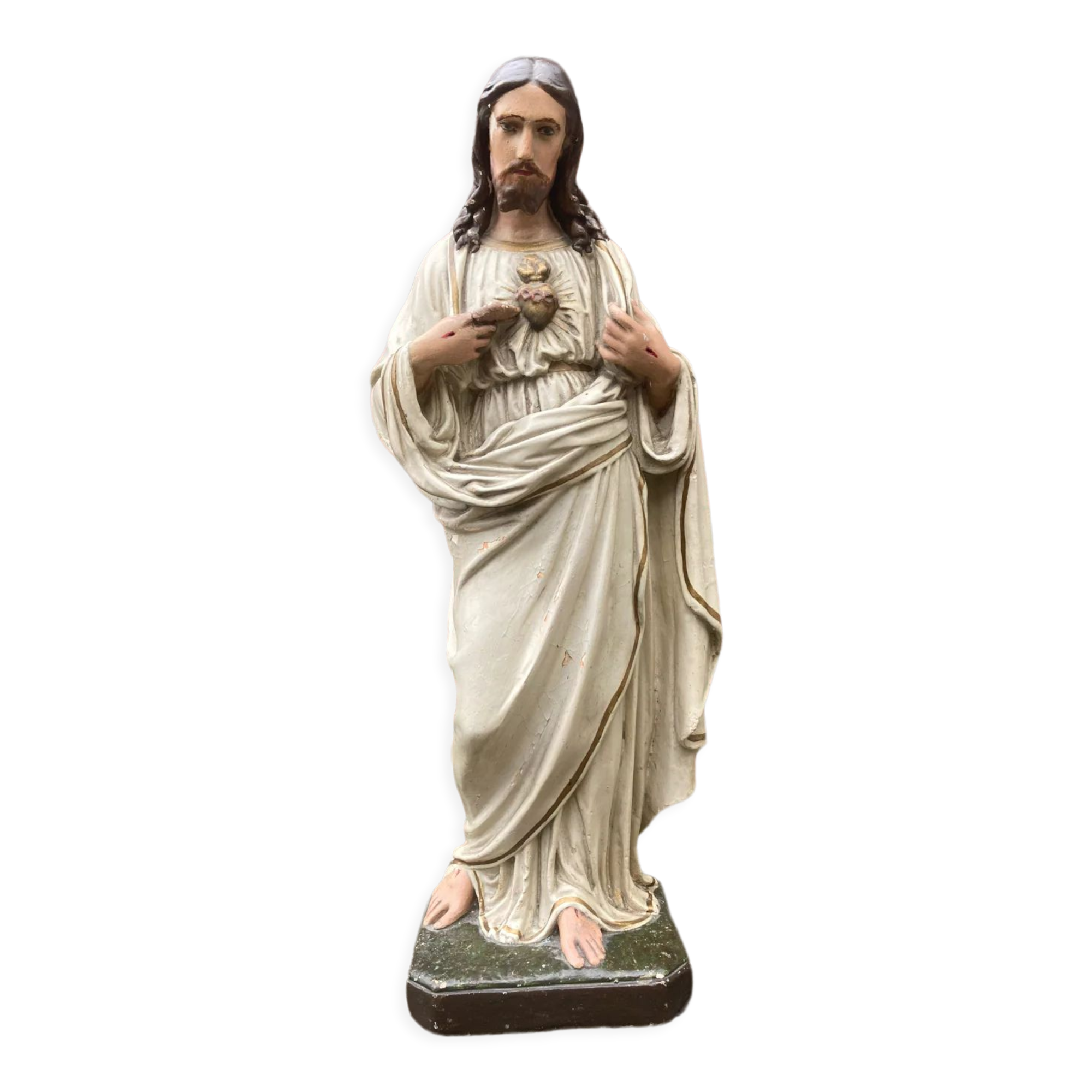 Ancient religious statue - great sacred heart