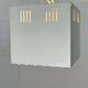 Modern minimalist cube ceiling light from the mid-century, Finland, 1960s.