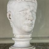 Plaster bust of a Roman emperor