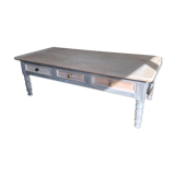 Table basse esprit shabby