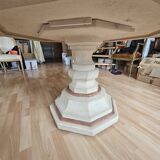 Octagonal stone table