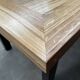Restored oak farmhouse table of 3 meters