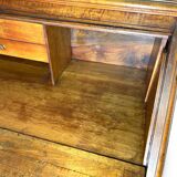 Antique Italian secrétaire in solid walnut, 1920s/1930s.