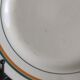 4 flat plates in earthenware, St Amand, Newton service