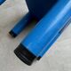 Blue plastic space age kids chair, bold italian design