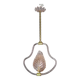 Midcentury Pink Leaf Murano Glass Chandelier by Barovier e Toso, 1950s