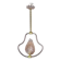 Midcentury Pink Leaf Murano Glass Chandelier by Barovier e Toso, 1950s