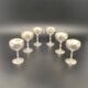 Strong silver alcohol cups in original velvet box