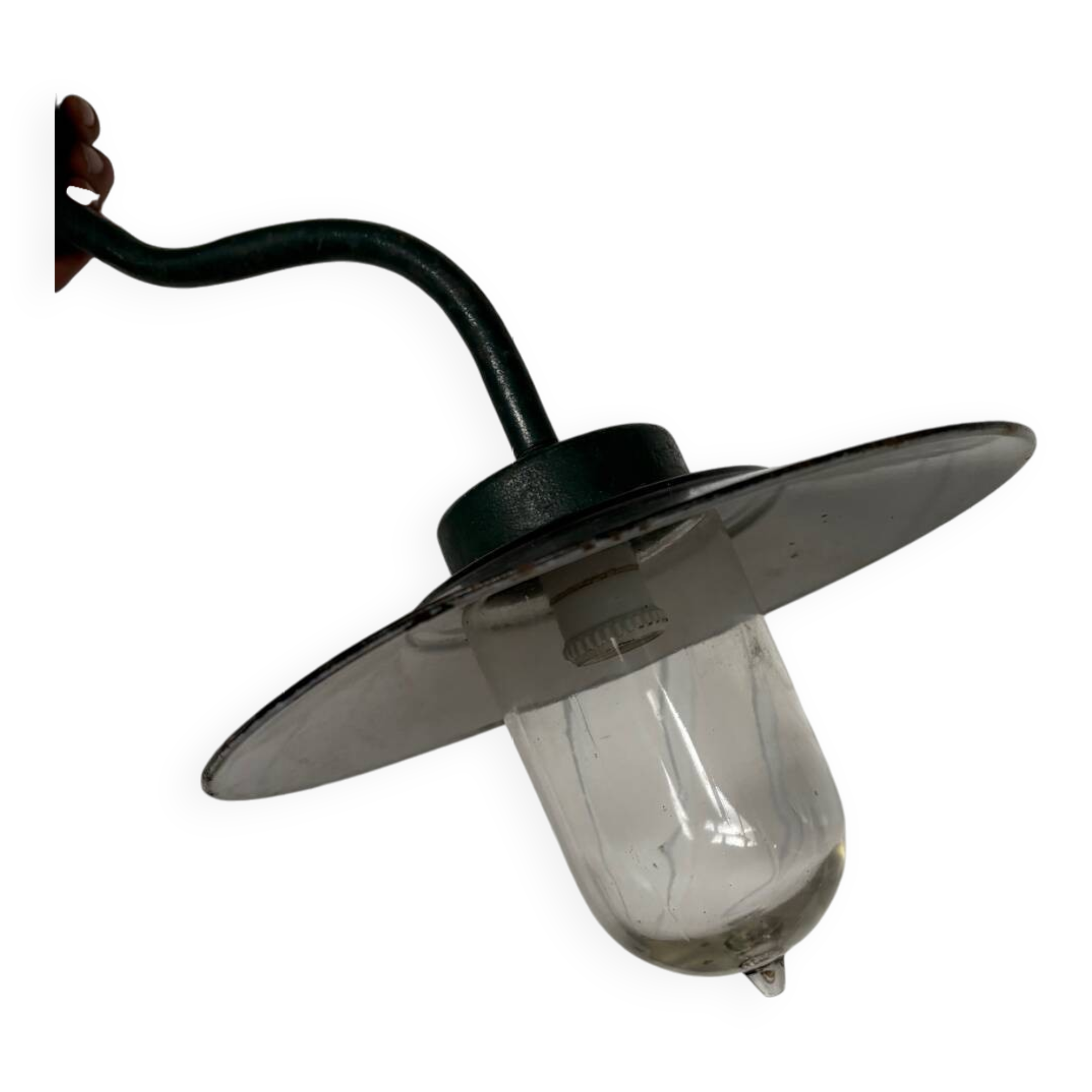 Swan neck wall light