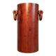 Brutalist/mid-century umbrella stand in walnut – Design 1950-70