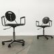 Postmodern Italian swivel chair Charlie by Carlo Bimbi & Nilo Gioacchini for Segis, 1980s.