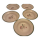 5assiettes  creuses faience digoin  publicite casino   modele epargne