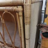 Rattan storage unit