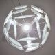 Disc white Murano glass chandelier by Vistosi