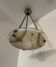 Art Deco chandelier with polychrome glass