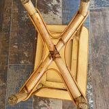 Bamboo rattan table