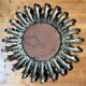 Sun mirror in wrought iron from the 1950s Italy.