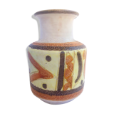 Scandinavian style vintage ceramic vase