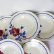 6 vintage soup plates from K&G Luneville, Chantal model