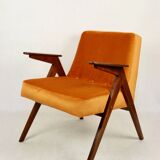 Fauteuil Orange Bunny attribué à Józef Chierowski, 1970