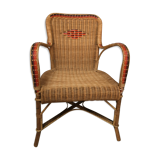 Wicker armchair
