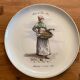 5 Dessert plates "The trades of Old Paris"