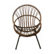 Fauteuil nid en rotin