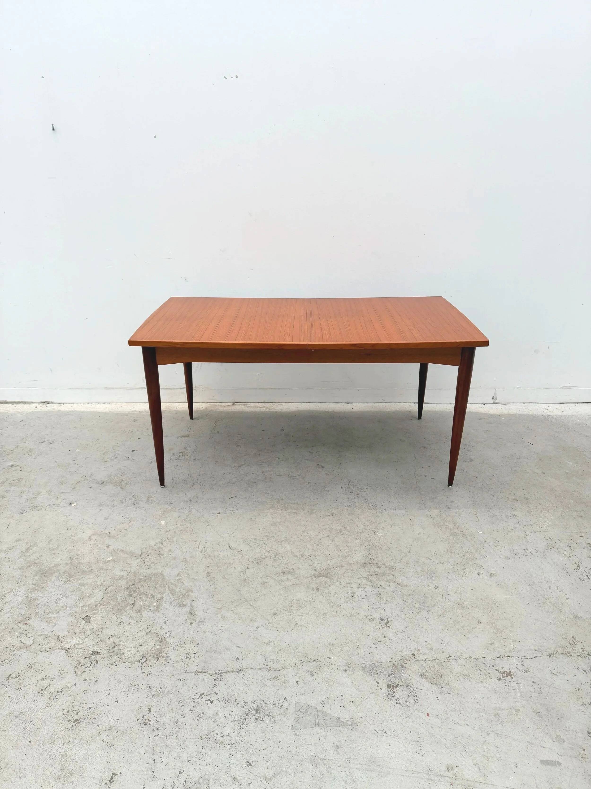 Scandinavian teak dining table, 1960