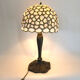 Vintage sea shell table lamp, 1970s