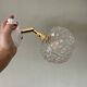 Vintage moulded glass globe wall light