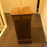 Table de chevet en loupe d'orme