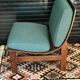 Fauteuil vintage en bois courbé