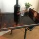 Tray in lucite tortoiseshell way circa 1970