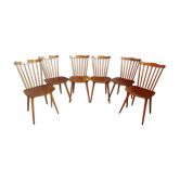 Suite 6 chairs Baumann menuet