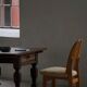 19th-century Baroque side table in oak, Danish cabinetmaker, 1800s