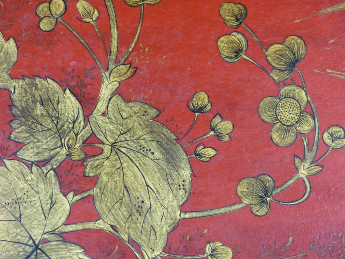 Japanese Coffee Table Chinese Laque Louis Midavaine