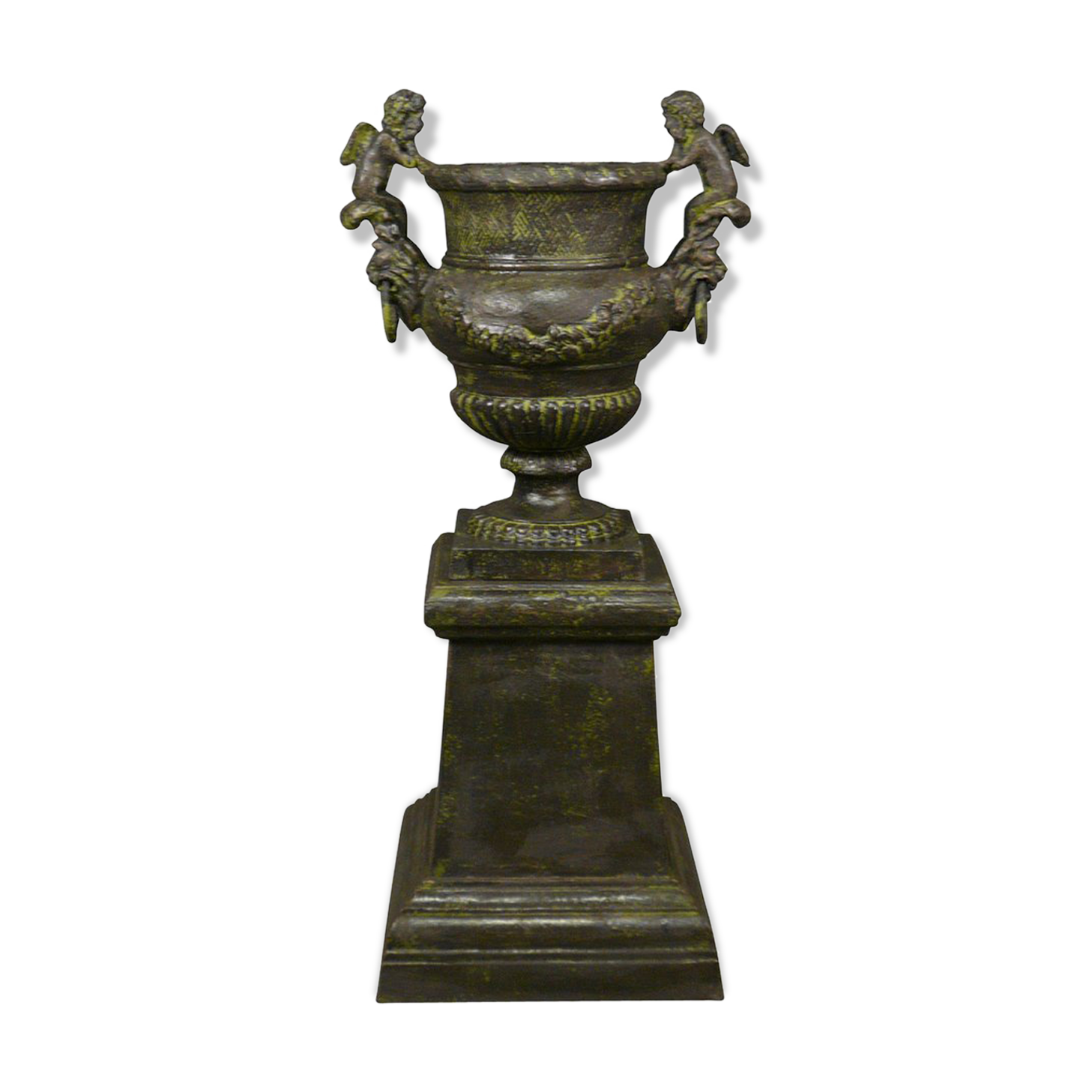 Cast iron with base Medici vase