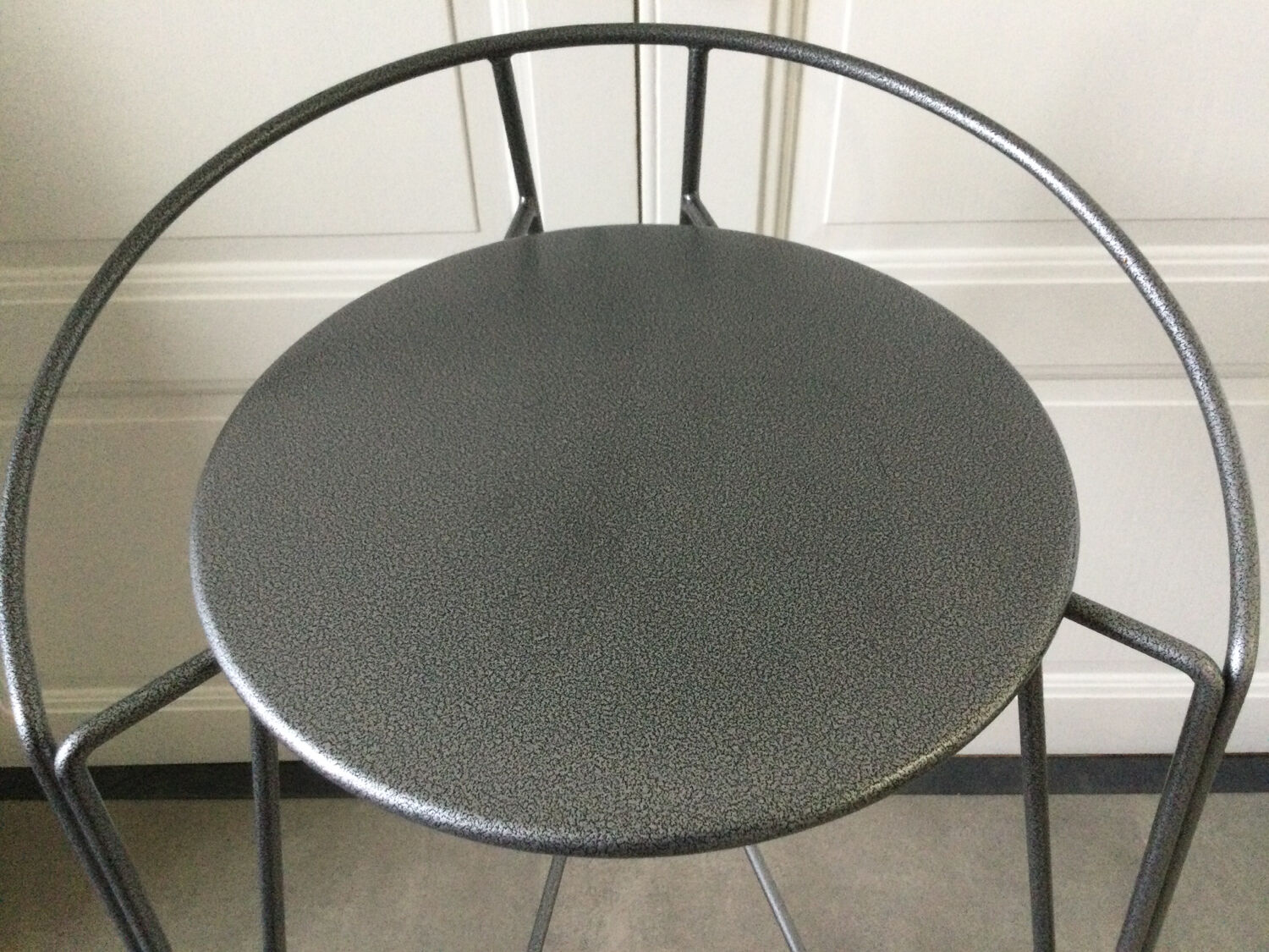 Stools model "lune d'argent" by Pascal Mourgue Fermob edition 1980