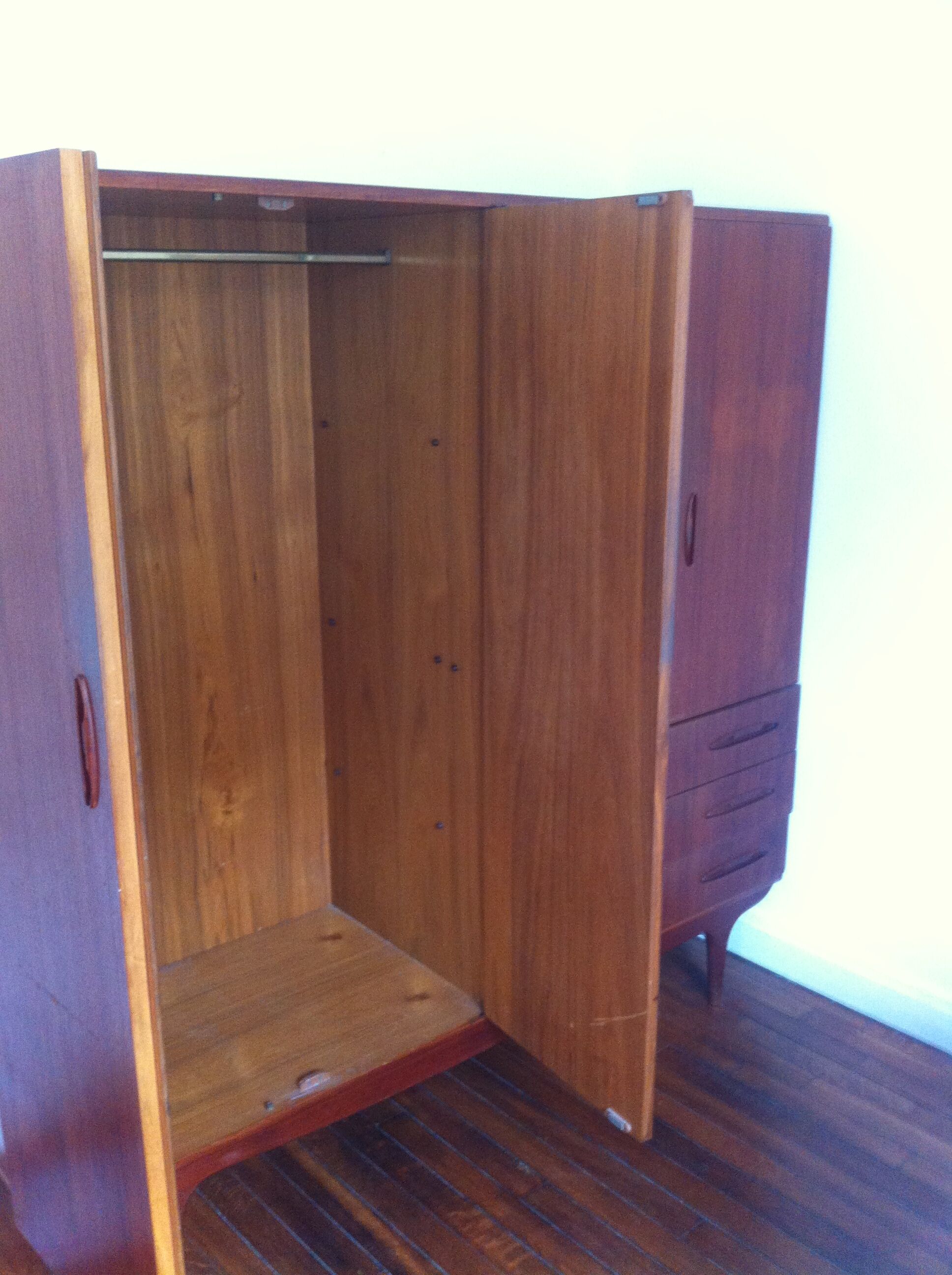 Teak wardrobe