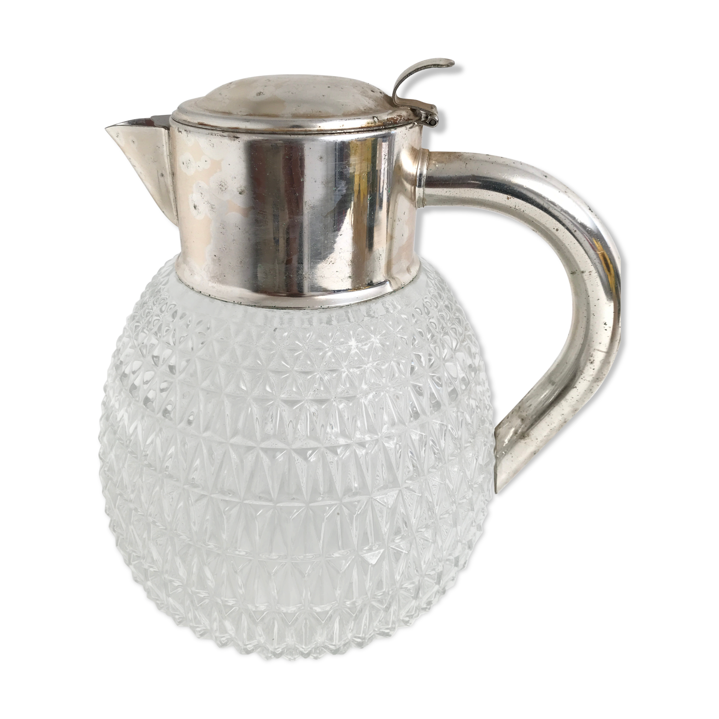English silver pitcher year 50