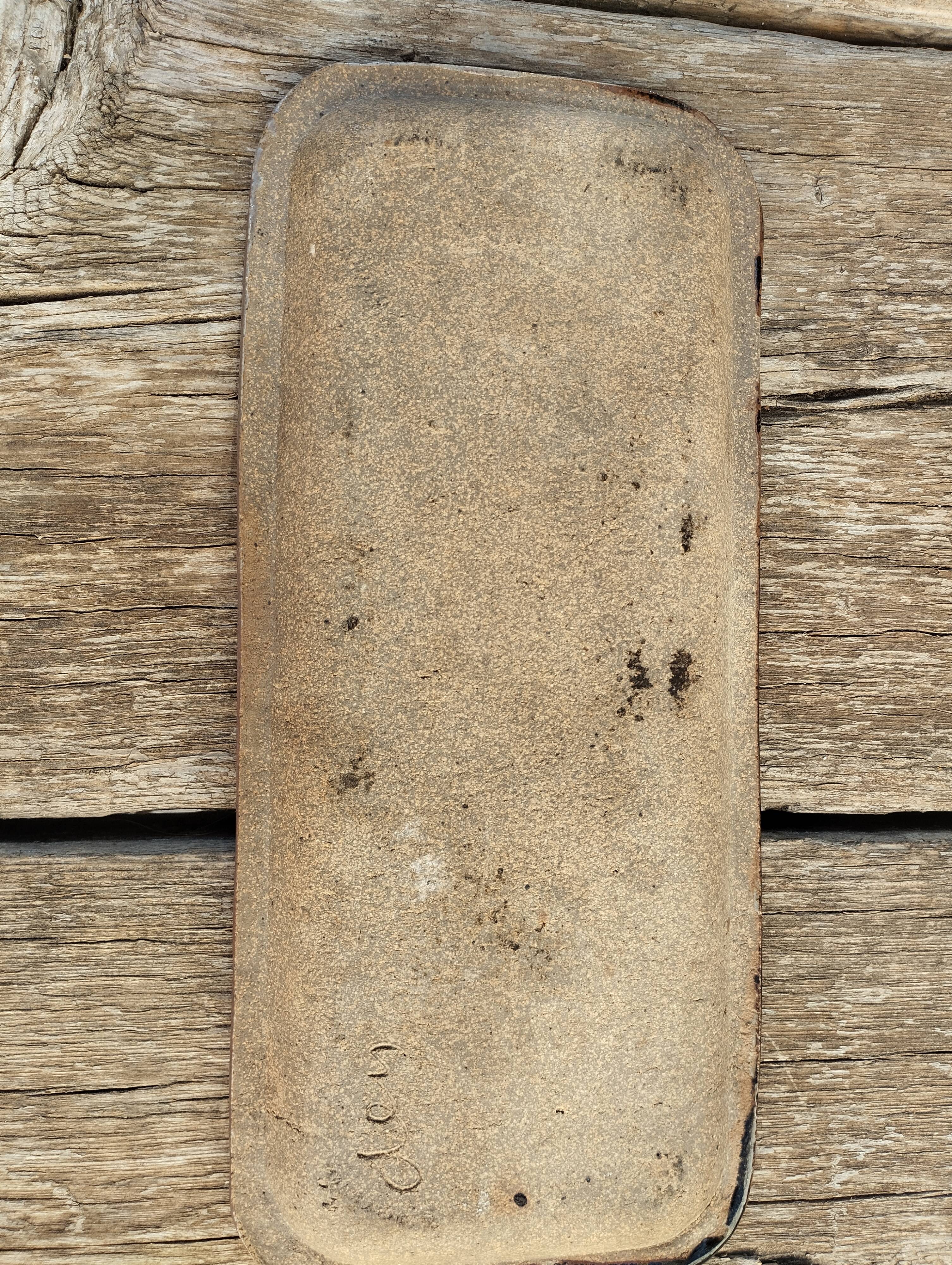 Handmade signed pocket tray