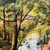 Landscape "Forest River"