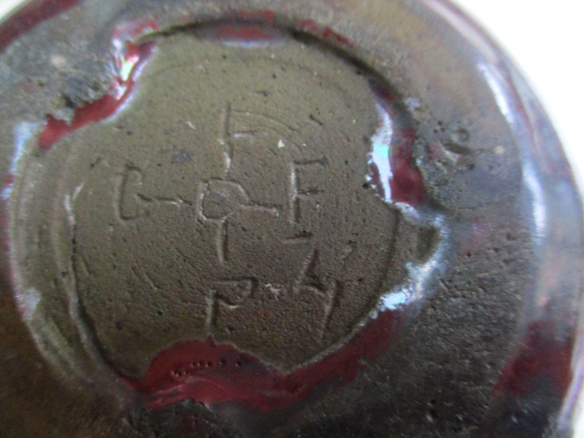 Art Deco sandstone vase