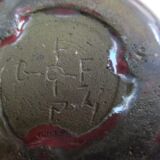 Art Deco sandstone vase