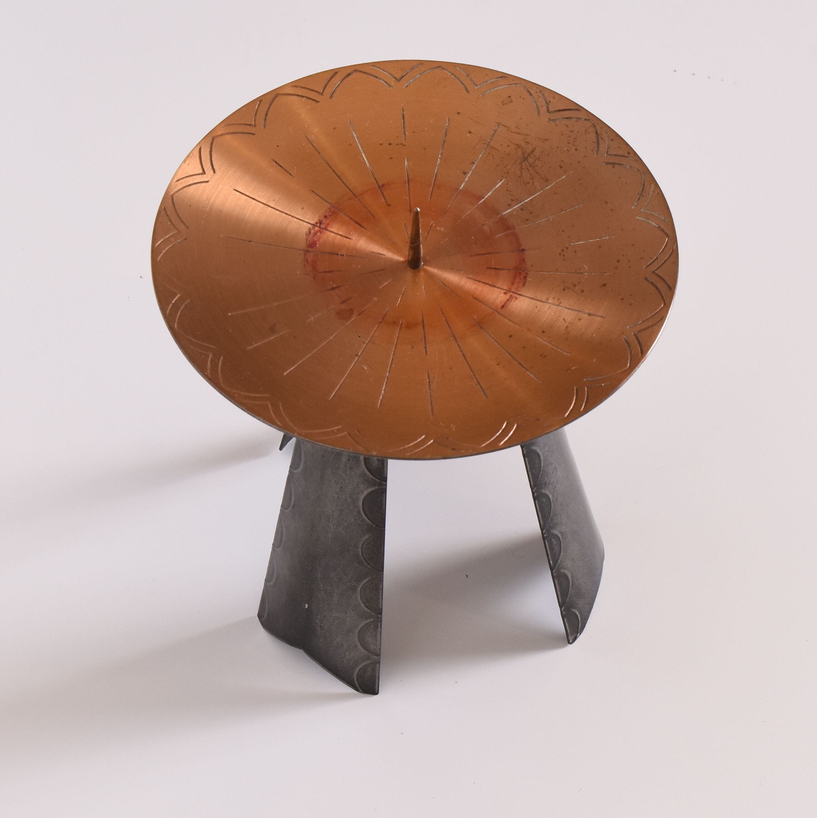 Metal candlestick, 1970s