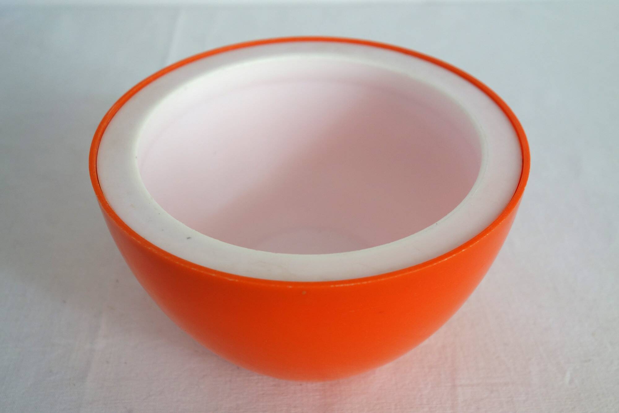 Vintage Orange Apple Ice Bucket