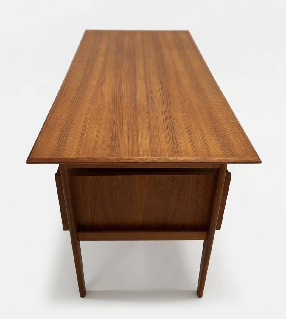 Teak Desk By Gunner Nielsen For Tibergaard, 1960s.